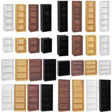 Image of 2 3 4 5 Tier Wooden Bookcase Shelving Display Storage Shelf Unit Wood Furniture