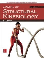 Image of Manual of Structural Kinesiology ISE 22nd Edition by R. .T. Floyd Paperback Book