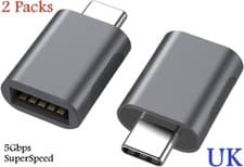 Image of 2x nonda Universal MacBook Thunderbolt 3 USB-C to USB 3.0 SuperSpeed OTG Adapter