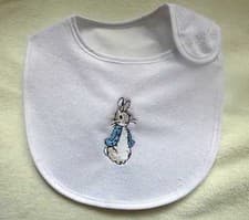 Image of Peter Rabbit Baby Bib (New)