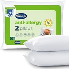 Image of Pillow |Anti Allergy|Pack of 2-Medium Support |Anti Bacterial |white