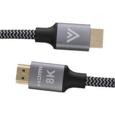 Image of Braided HDMI 2.1 TV Cable Lead HDR 8K 60Hz 4K 120Hz 48Gbps eARC 0.5m/1m/2m/3m