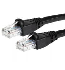 Image of Maplin CAT6 RJ45 Ethernet Cable - Black 3M Networking NEW