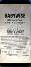 Image of Babywise Deluxe Foam Safety Baby Cot Mattress Brand New Standard Size 120x60x5cm