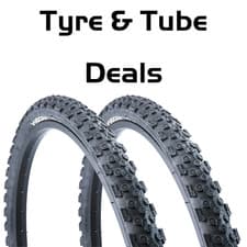 Image of Vandorm Storm 24" x 1.95" or 2.10" MTB Bike Tyre Pairs & Inner Tube DEAL OPTIONS