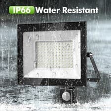 Image of Outdoor LED Floodlight PIR Motion Sensor Garden Outside Flood Security Lights