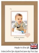Image of Grandson Photo Frame Portrait 6x4 My Precious Grandson 1031F
