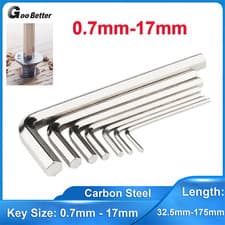 Image of Allen Hex Key Long Arm Metric 0.7mm-17mm Hexagonal Wrench Keys Screwdriver 911-L