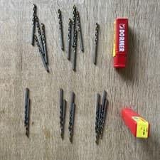 Image of DORMER A002 HSS Tin Coated Jobber Drills High Speed Steel Twist Bits 2.90mm X 20
