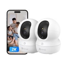 Image of EZVIZ 2 Pack - 2025 2K Indoor Security Camera Wifi, 2.4Ghz Baby 2k 2