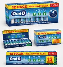 Image of Oral-B Pro-Expert Professional Protection Toothpaste Whitening - (75ml × 12)