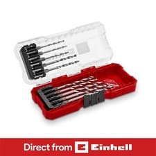 Image of Einhell Premium Drill Bit Set 10 Pieces For Metal HSS Universal S-CASE Accessory