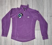 Image of Trespass Womens Cerise Pink Fleece with 1/2 Zip UK Size XS Brand New