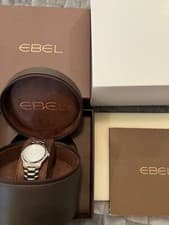 Image of EBEL LADIES 1911 SILVER DIAL STEEL BRACELET BRAND NEW UNWORN FULL SET BOXED