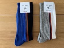 Image of 2 pairs paul smith mens signature stripe designer sports socks (53)