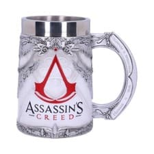 Image of Officially Licensed Assassin’s Creed® White Game Tankard. Great.
