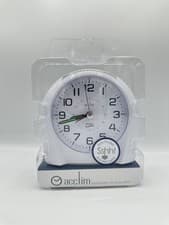 Image of Acctim Europa Analogue Alarm Clock Non Ticking Sweep Quartz Energy Efficient