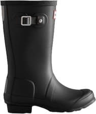 Image of Hunter Casscade Short Knee Rubber Black Wellington Boots New UK 4 EU 37 NEW CODE