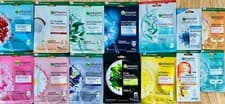 Image of Garnier Skin Active Moisture/Pure Active/Nutri Bomb Sheet/Tissue Mask Free P&P