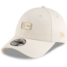 Image of New Era 9Forty Strapback Cap - METAL BADGE ivory beige