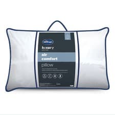 Image of Silentnight Air Comfort Pillow Hypoallergenic Side Back Front Sleeper Bouncy