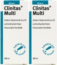 Image of Clinitas Multi 0.4% Eye Drops 10ml X 2