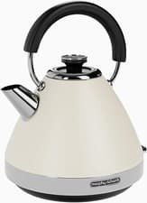 Image of Morphy Richards Cream Venture Pyramid 1.5L 3KW Kettle 100132