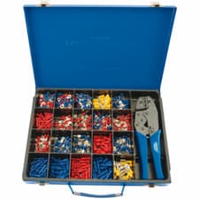 Image of Draper CRIMPING TOOL AND TERMINAL KIT 56383 Ratchet Crimping Tool and Terminal