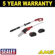 Image of Sealey SV20 Series 20cm Cordless Telescopic Chainsaw Kit 20V 4Ah CP20VTP02