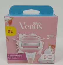 Image of Gillette Venus Comfort Glide Spa Breeze Replacement Blade for Women 8 Pack New