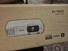 Image of New EPSON EH-TW650 Full HD LCD Projector 3100 Lumens