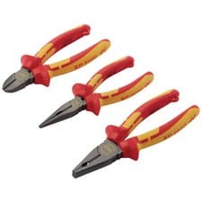 Image of Draper 99070 XP1000 VDE Pliers Set Tethered (3 Piece)