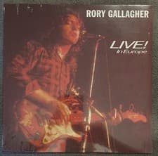 Image of Rory Gallagher Live In Europe Sealed Sony/BMG Vinyl LP 2007