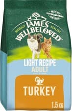 Image of James Wellbeloved Adult Light Turkey 1.5 kg Bag, Hypoallergenic Dry Cat Food