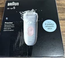 Image of Braun Silk-epil 5, Epilator For Easy Hair Removal, White/Flamingo 5-000