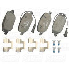 Image of PAGID REAR AXLE BRAKE KIT BRAKE DISCS Ø 264 mm AND BRAKE PADS FOR ALFA ROMEO