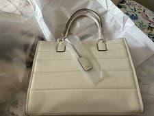 Image of Radley - Lyric Lane Quilt Chalk Leather Medium Bag - New