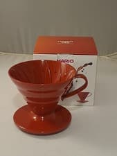Image of Hario V60 VDR-02-R Plastic Coffee Dripper Red Size 02 For 1-4 Cups