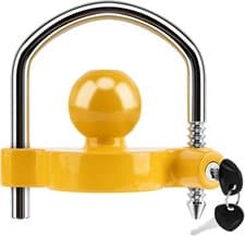Image of High Security Hitch Lock Caravan Trailer Hitch Coupling Tow Ball Lock Universal