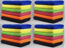 Image of 1x 3x 6x Pack Premium Microfibre Glass and Polishing Window Multi Cleaning Cloth