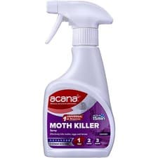 Image of Acana Spray Moth Killer For Carpet & Fabric Lavender 275ml - Acts In 15 Min