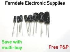 Image of Non-polarized/Bi-polar Radial Electrolytic Capacitor, sel 16V-100V, 0.47uF-220uF