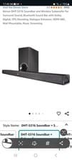 Image of Denon DHT-S316 Soundbar. brand new unpacked