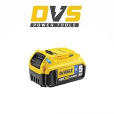 Image of DeWalt DCB184B-XJ 18V 5Ah Bluetooth Li-Ion Battery - Black/Yellow