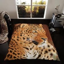 Image of 3D Animal Print Throw Faux Fur Mink Fleece Blanket Soft Warm Cosy Large Sofa Bed