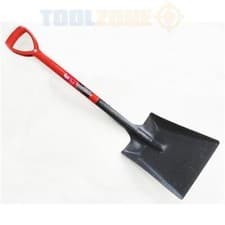 Image of Heavy Duty Square Mouth Builders Shovel Spade Scoop Gardening Builders Steel NEW