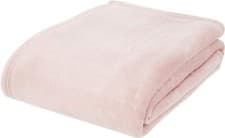 Image of Catherine Lansfield Extra Large Raschel Velvet Throw Blush 200 x 240 cm