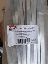 Image of Stainless Steel Cable Ties Uncoated Size 520x7 9mm Pack of 100