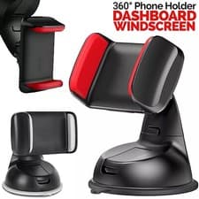 Image of 360 In Car Mobile Phone Holder Dashboard Suction Home Universal Mount Windscreen