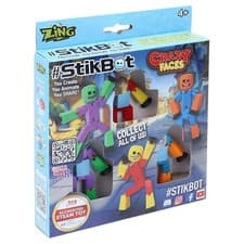 Image of StikBot 3 pack - Crazy Faces Hilarious Stop Motion Fun!
